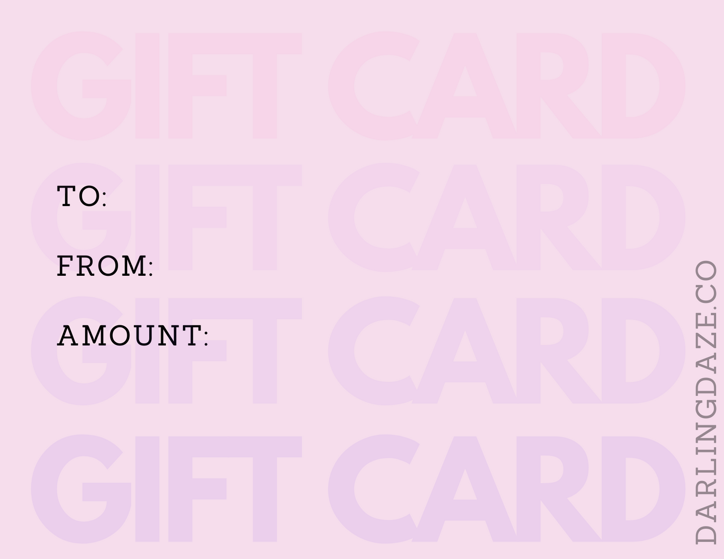 GIFT CARD